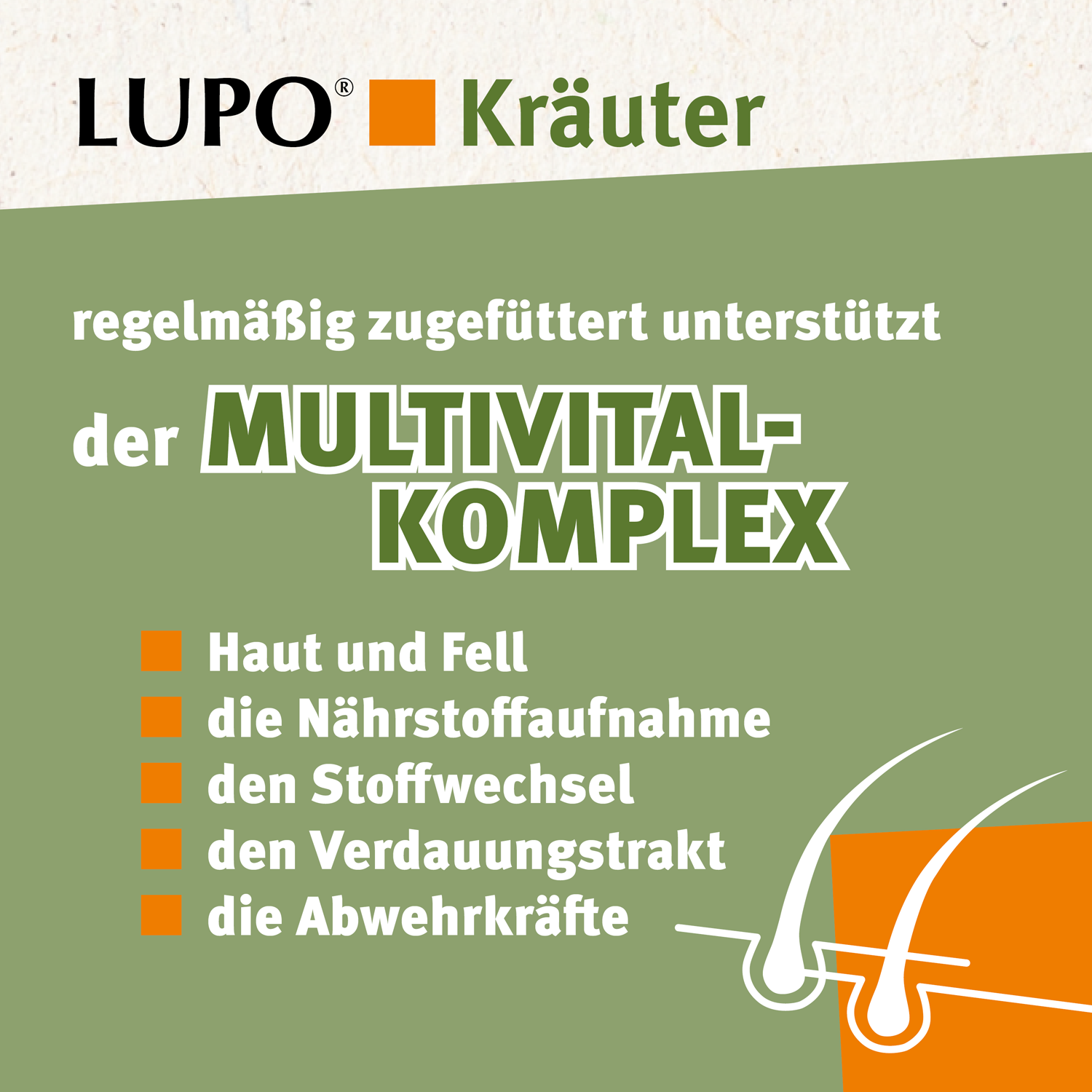 LUPO Kräuter Pellets 675 g